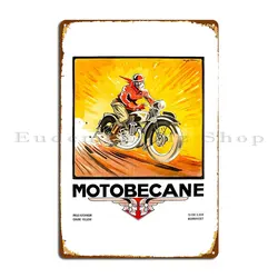 1936 Geo Ham Motobecane Motorcycle Poster Metal Plaque Custom Wall Plaque Decoration Plaques Garage Tin Sign Poster