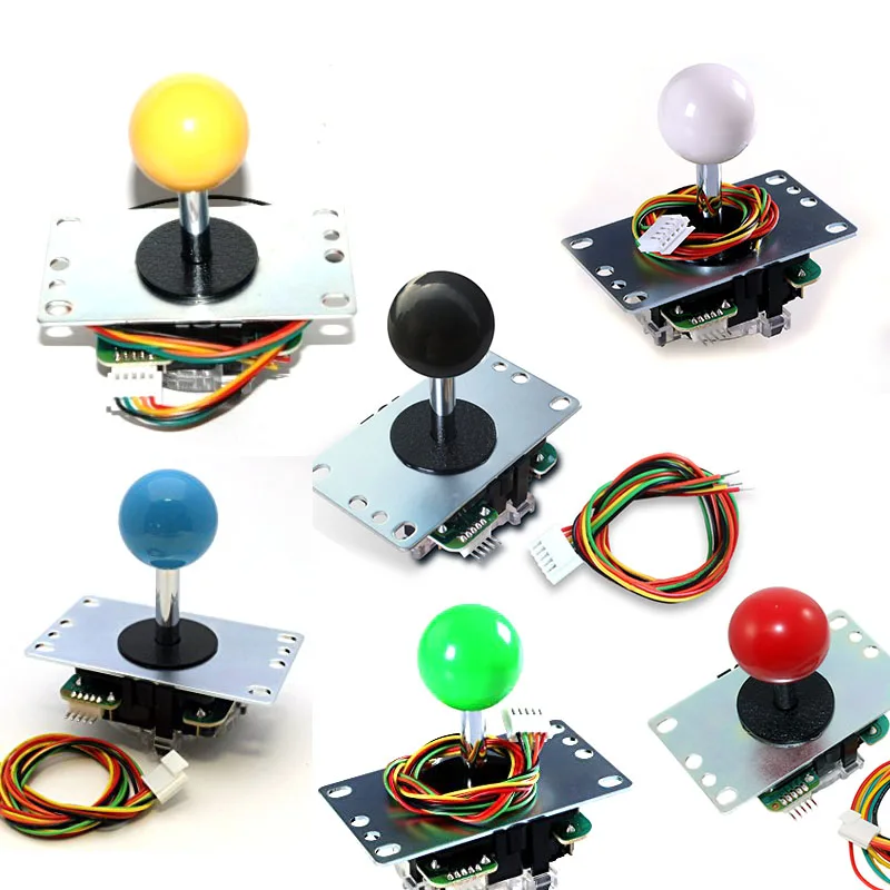 

Sanwa joystick Arcade Sanwa Brand New JLF-8YT Fighting Rocker with 5 Pin Wire for Jamma Mame Controller