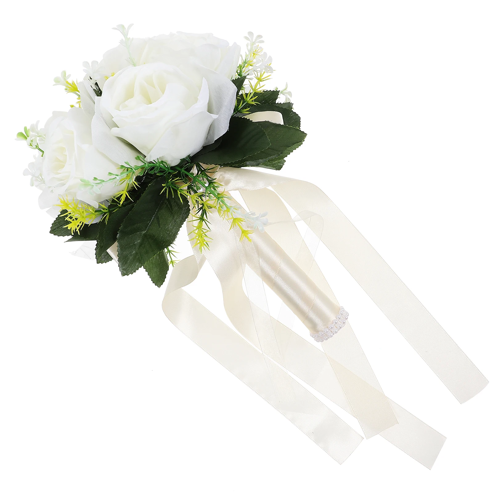 

Artificial Flower Bridal Bouquet Wedding Decorations for BrideWedding Table Centerpiece Home OfficeDecoration Safe