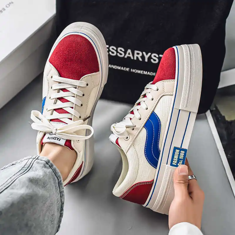 

Playform Hiphop Famme Basketball Casual White Sneakers For Men Loafers Shoes Sport Universal Brand Best-selling Fat Teni