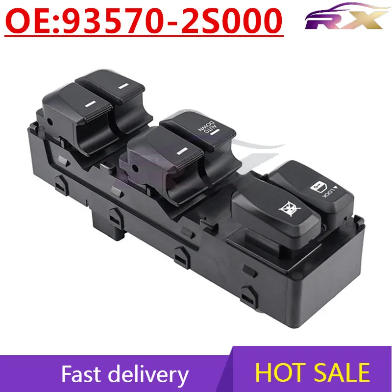 

OEM:93570-2S000 Left Power Window Master Control Switch For Hyundai Tucson