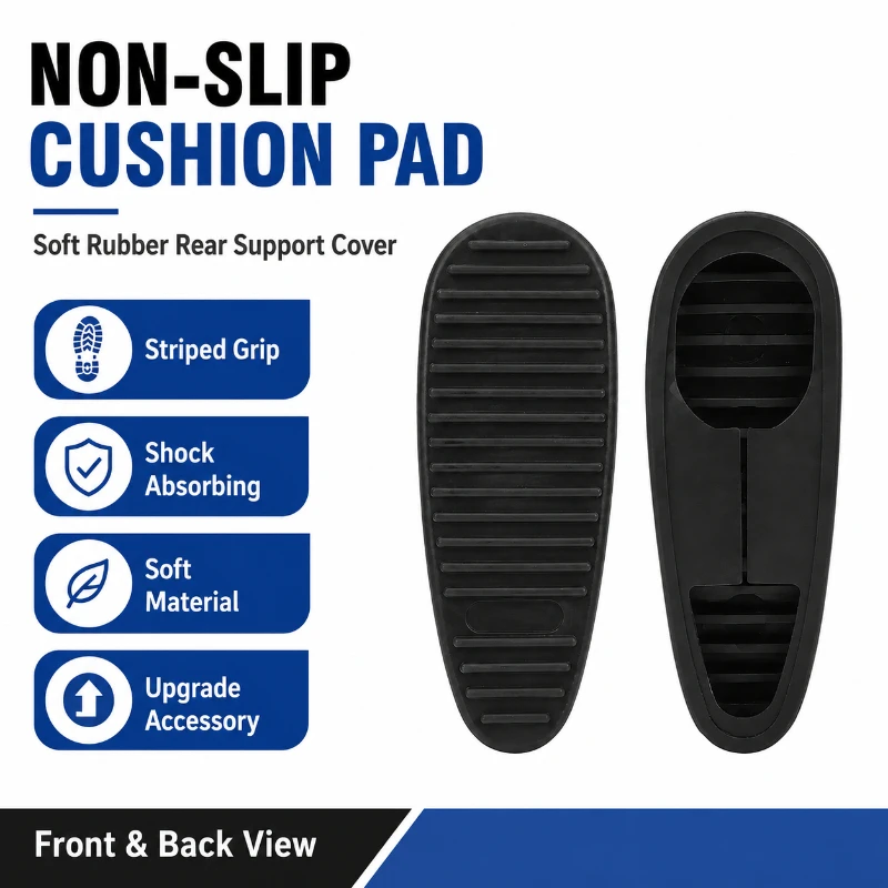 Shock Isolation Protective Rubber Pad Black Non-slip Thick Soft Cushion Universal Height Increase Buffer Mat 1/2/3PCS