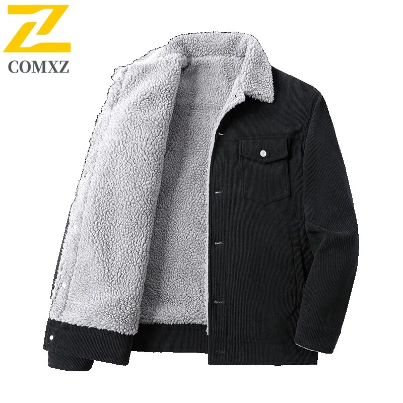 COMXZ الرجال سترة الخبز ترتيب الأسرة طوق الترفيه الدافئة حجم كبير رحلة عمل الحشو معطف الثلوج الراحة صالح القطن وسادة مبطنة