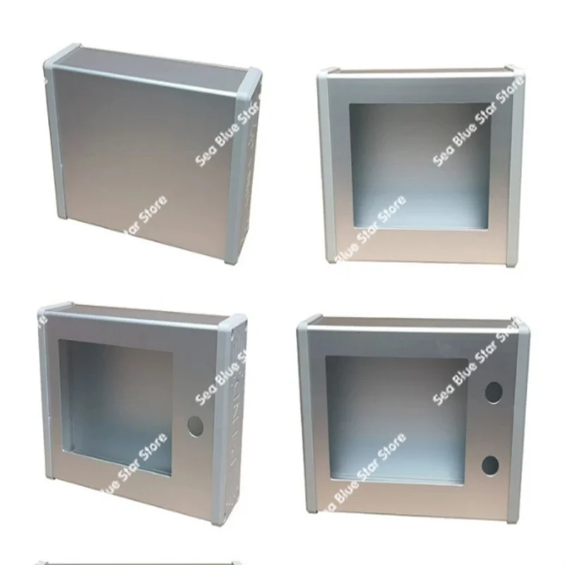 Touch Screen 10-inch Protective Box, Aluminum Alloy Display Screen Control Box, Man-machine Interface, Electronic Control Box