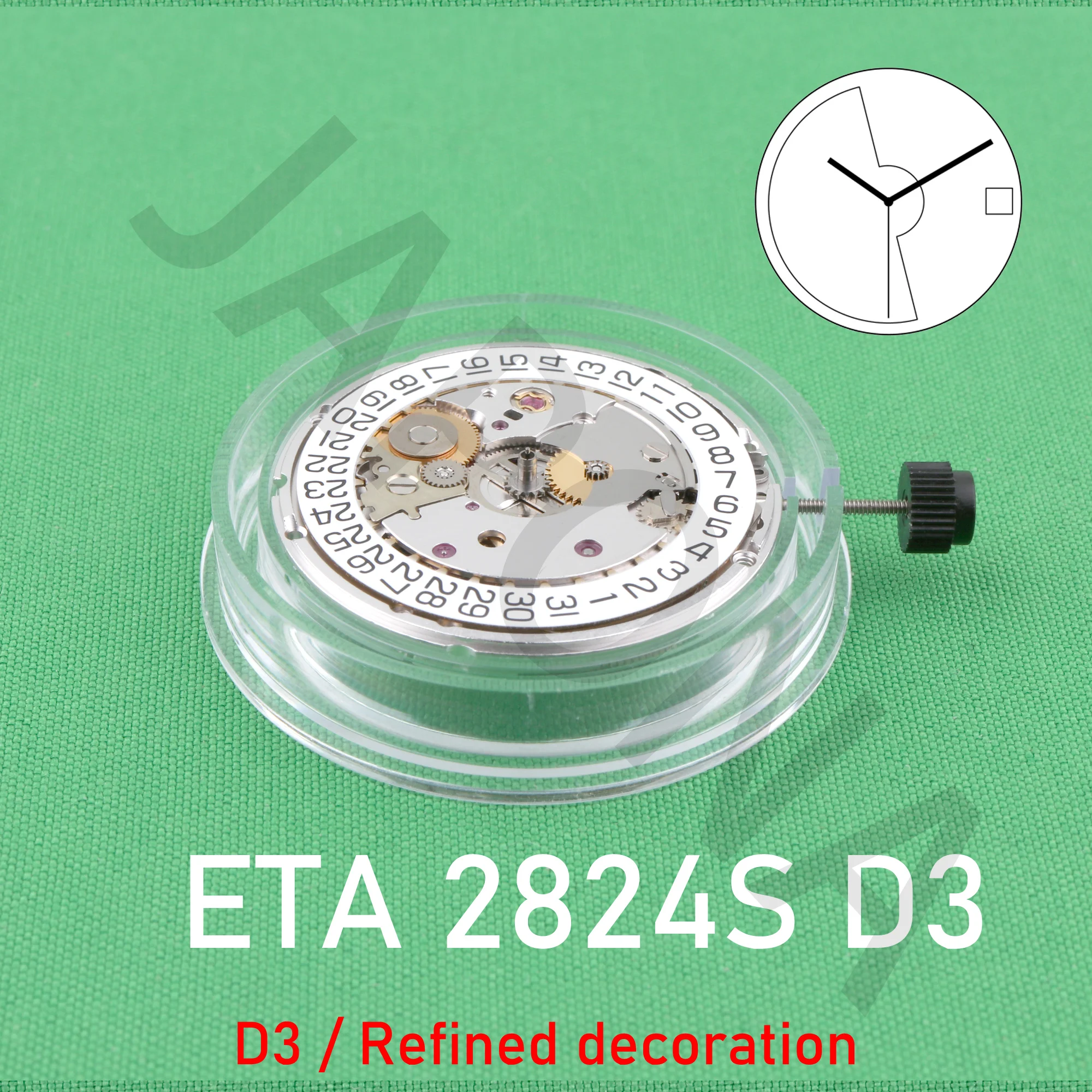 ETA 2824-2 Watch movement accessories brand new original mechanical ETA 2824 movement calendar fully Pattern polishing