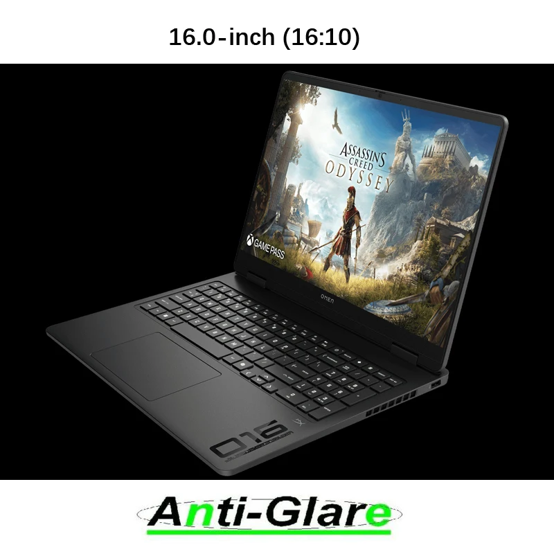 2X Anti Blue Light and Anti Glare Screen Protector Guard for HP OMEN MAX 16 inch Gaming Laptop 16-ah 16-am 16