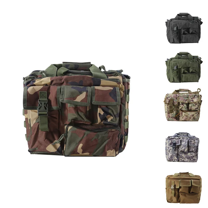 New Backpack Strategic Nylon Messenger Shoulder Bag Laptop Handbags Briefcase Outdoor Multifunction Wear-resistant Climbing Bag