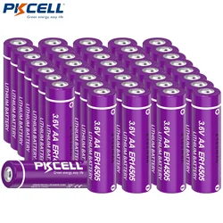 40PC PKCELL ER14505 AA 3.6V Lithium Battery Li-SOCL₂ Non-Rechargeable Battery for Sensor Water Electricity