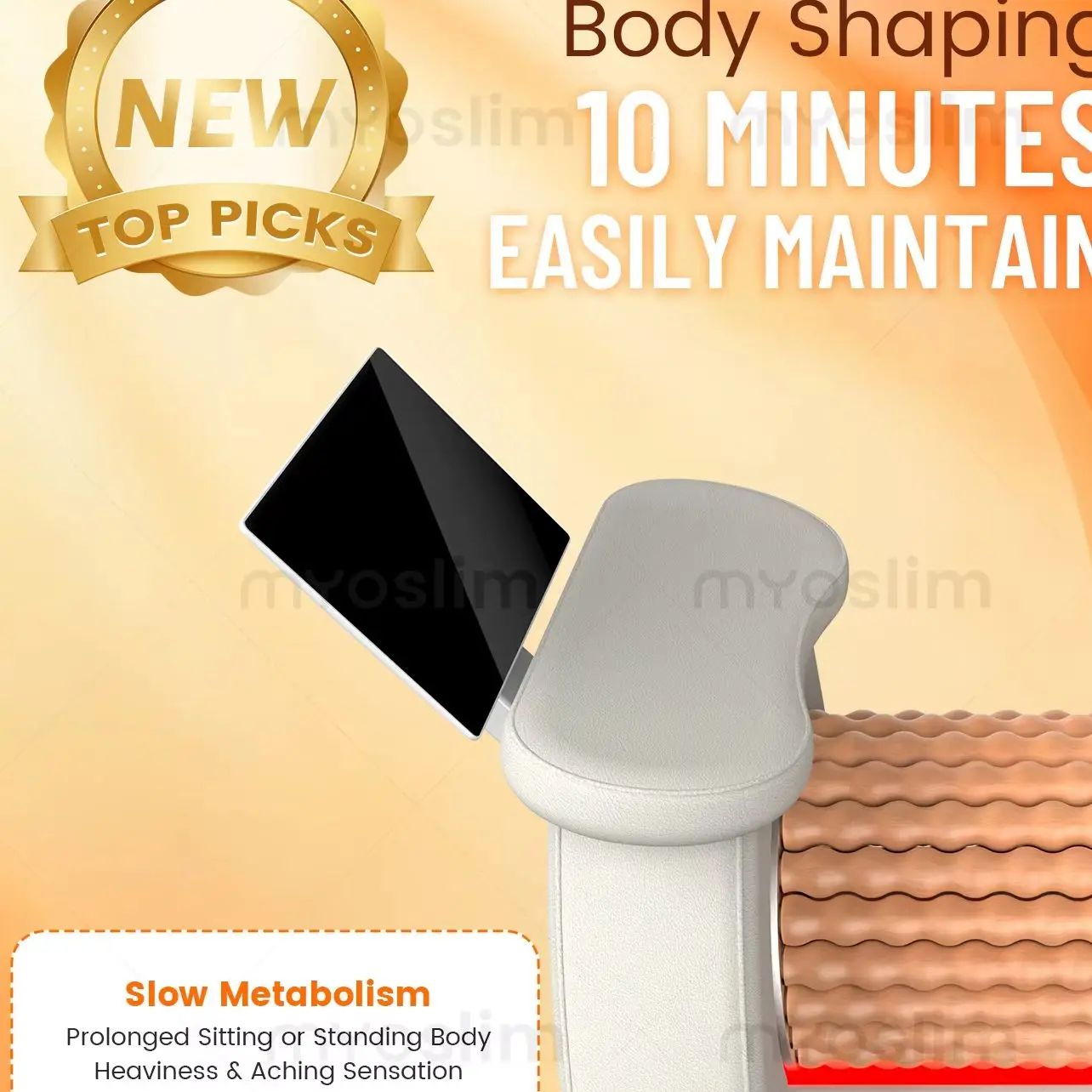 Muscle Soreness Relief Roller Massager 360 Rolling Body Shape Machine Lymphatic Drainage Anti-Cellulite Body Contouring