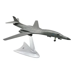 Avión de combate de Metal fundido a presión para niños, modelo de avión Rockwell B-1B Lancer de EE. UU., 1:200