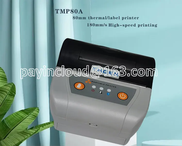 High Quality 3 Inch 80mm Pocket Mini Wireless POS Thermal Receipt Portable Mobile Printer Tmp80a