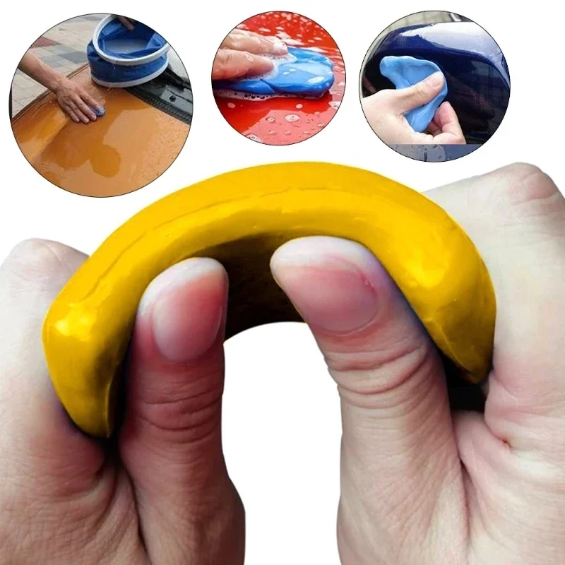 100g Automotive Clay Cleaner Paintless Clay Bar Car Glass Mirror Surface Debris Rust Cleaning Tool F19A