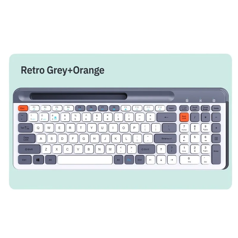 

Color Collision Style 2.4g Wireless Bluetooth Keyboard With Number Pad Wireless Keybaord With Card Slot For Desktop Laptop PC