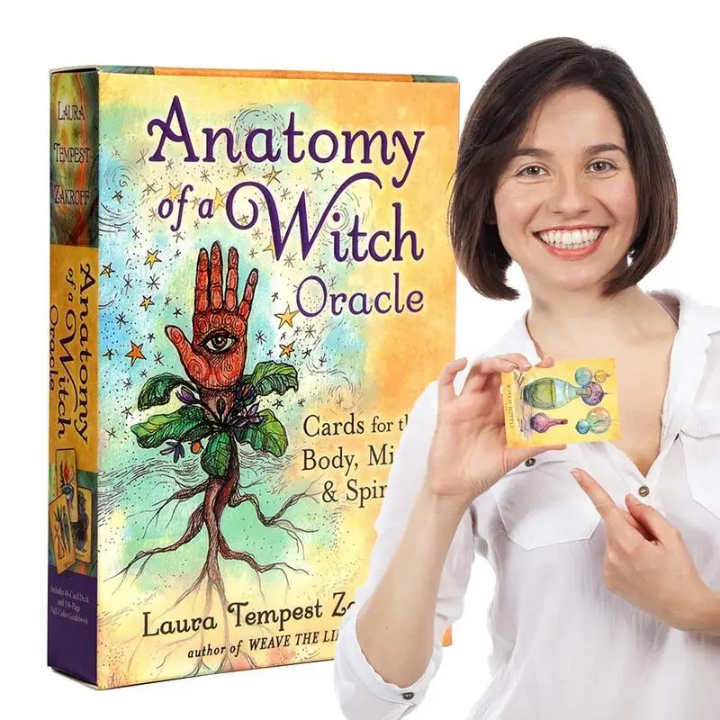 

Anatomy Of A Witch Oracle Cards Party Tarot Card Mysterious Divination Deck Full English Fun 54pcs Oracle Card Party Game Favor