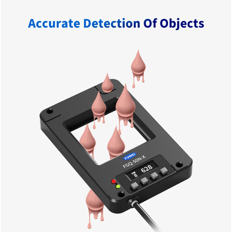 FUWEI FGQ-50N-X Integrated Frame-Type Blanking Counting Photoelectric Sensor, No Blind Zone, No Missed Detection