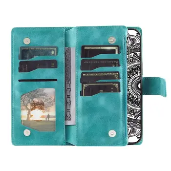 適用於三星 Galaxy A16 A36 A56 A52 A72 A32 A22 A12 A13 A23 A33 A53 A73 A15 A35 A55 A51 A71 的真皮卡套錢包 8 最佳銷售 三星 A22 5G 後蓋 - №6