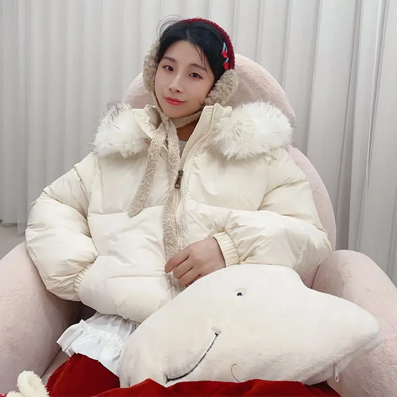 اليابانية Kawaii كم طويل سترات Harajuku الكرتون الدب المرأة سستة البلوز الحلو عادية المرقعة 2025 الخريف