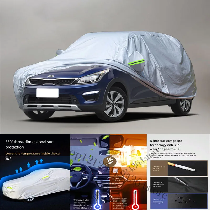 For KIA KX CROSS Auto Anti snow Anti dust Anti-uv Anti peeling paint And Anti Rainwater 210t car cover Car cover protection