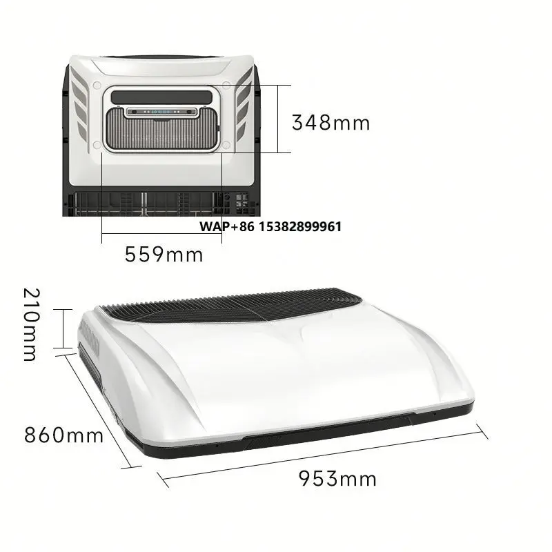 

12V RV Air Conditioner Auto Parking AC Unit for Caravan Camper Van Motorhome with 24V Systems