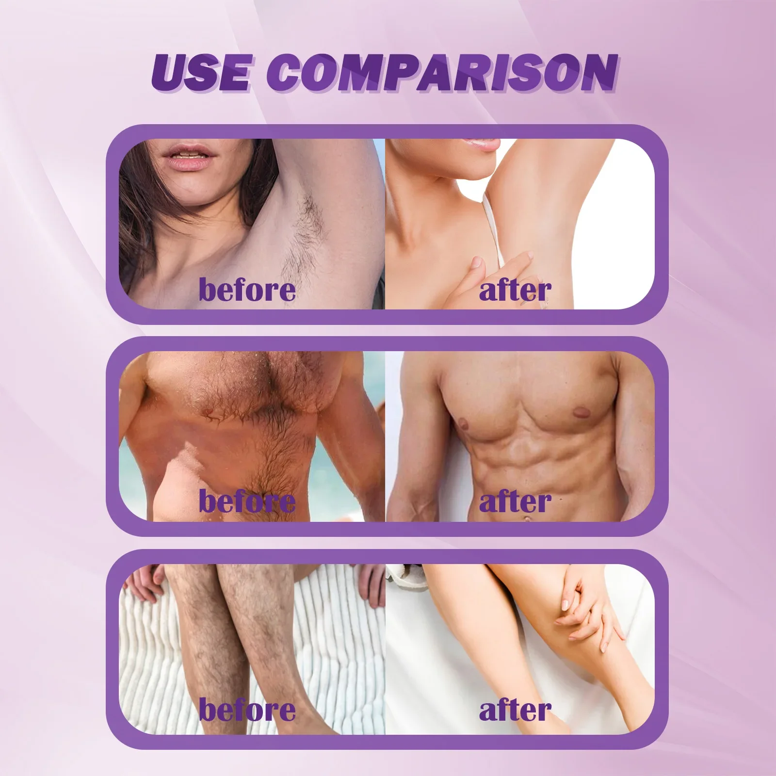 

Крем для безболезненного удаления волос на подмышках и ногах