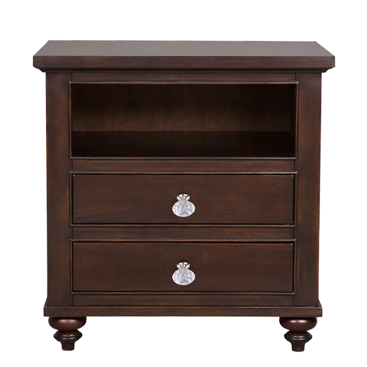 

10 шт., хрустальная ручка шкафа, круглая ручка ящика для двери шкафа, замена комода, простая установка, домашнее использование, серебро