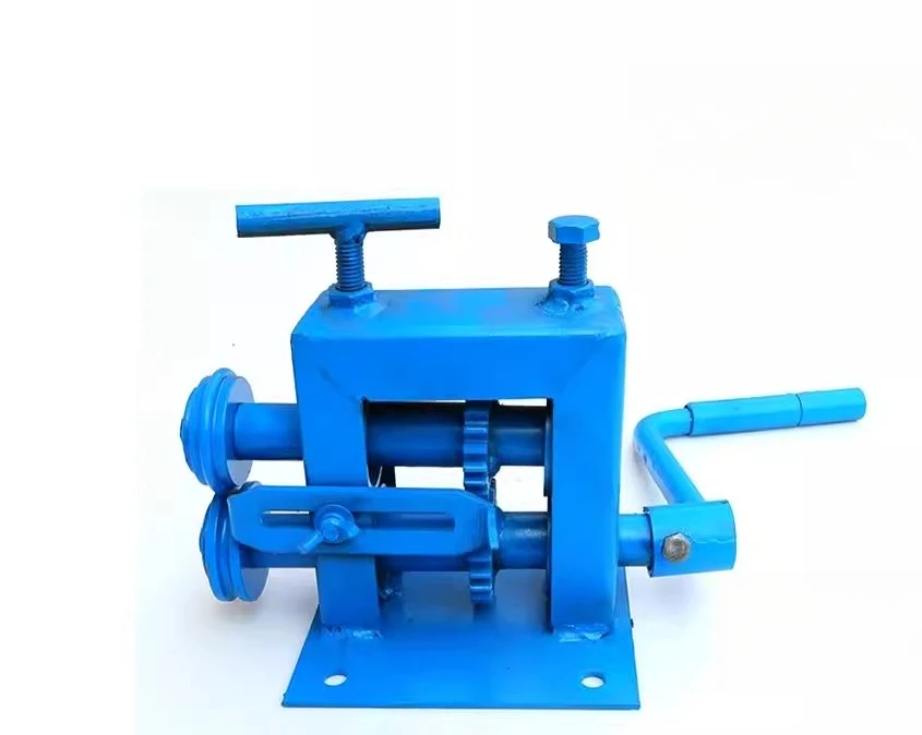 Manual Small Tinplate Edge Pressing Machine, Steel Bar Bending Machine