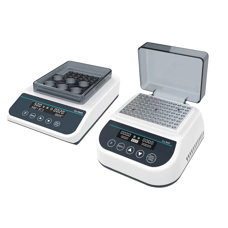 

Mini Dry Bath Incubator Lab Metal Bath Constant Temperature Lab Thermostat Heater Incubator with Heating Block 0.2/0.5/1.5/2ml