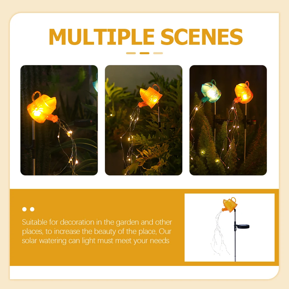 

Kettle Light Large Panel High Conversion Rate Waterproof Long Working Time Elegant Garden Decoration Outdoor Landscape Yard
