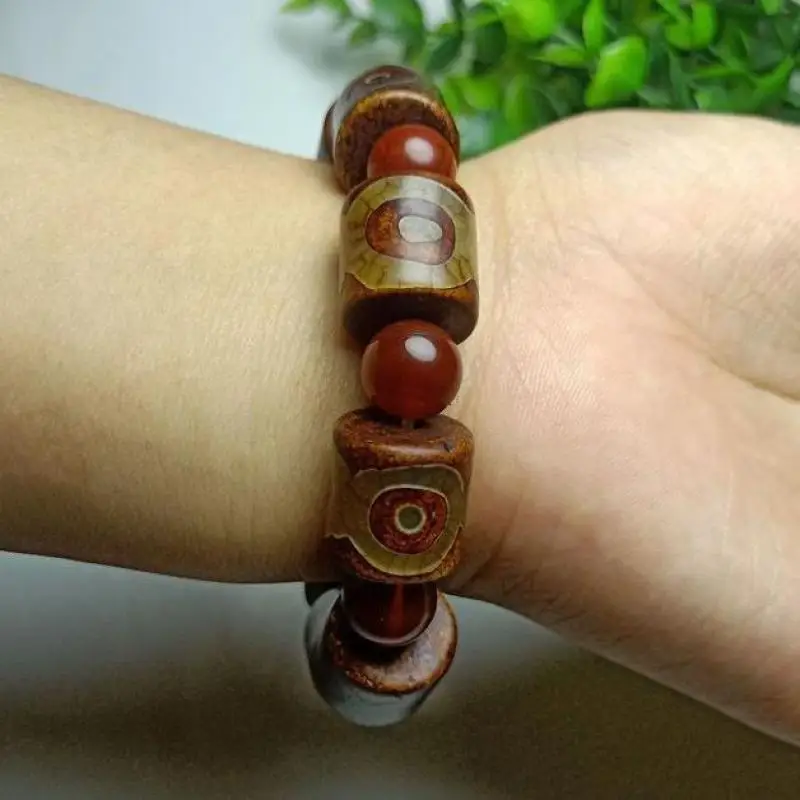 Natural Agate Three…