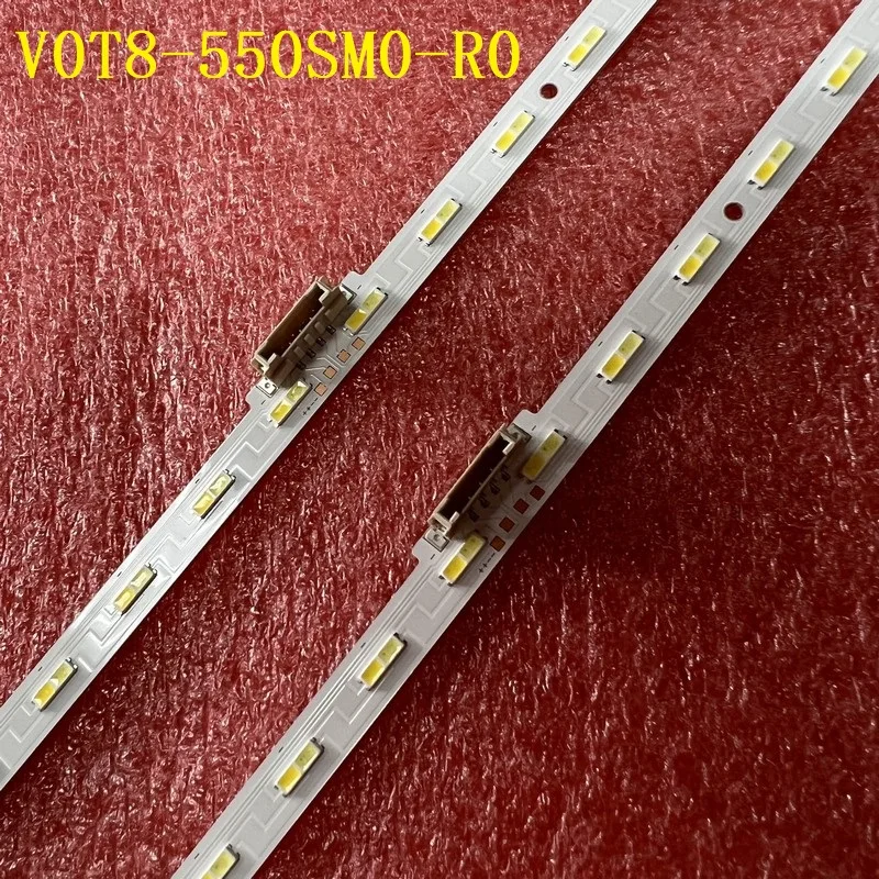 แถบไฟ LED ด้านหลัง (2) สำหรับทีวี BN96-50379A V0T8-550SM0-R0 UN55TU850DF LM41-00852A UN55TU8500