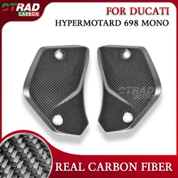 For New Hypermotard 698 MONO RVE 2024 2025 Carbon Fiber Rear Frame Side Covers Fairing Kit Motorcycle Modification Accessories
