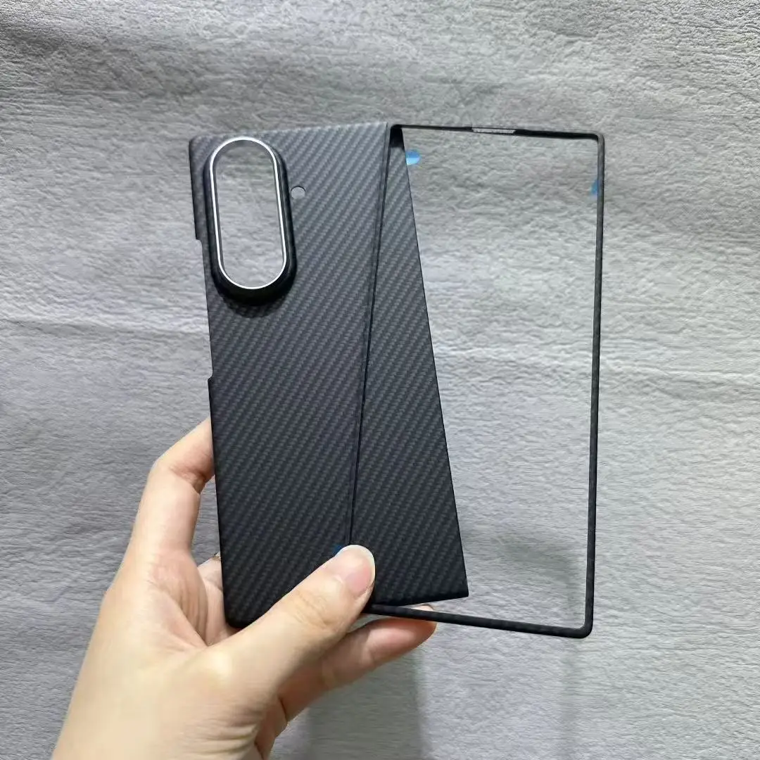 Magnetyczne etui Magsafe do Samsung Galaxy Z Fold 8 7 Fold 6 5 4, ultracienka osłona z włókna aramidowego i węglowego do Galaxy Z Fold 7 — zdjęcie produktu 6