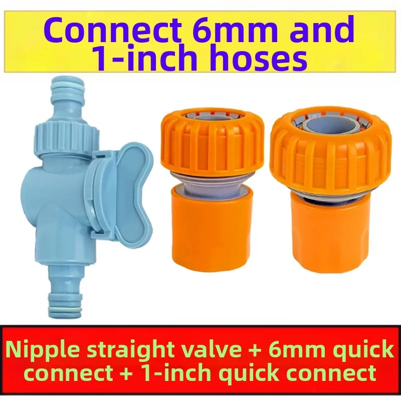 Individual Switch Small Pipe Connector for Reliable Water Flow Control High Flow ABS 11.5x3.6x6 cm Blue 3 pcs Kit