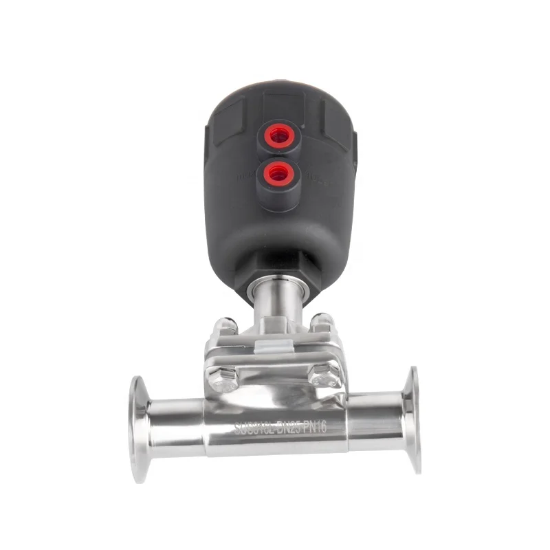 

316L stainless steel pneumatic chuck connection diaphragm valve clamp type fast opening chuck pneumatic diaphragm valve