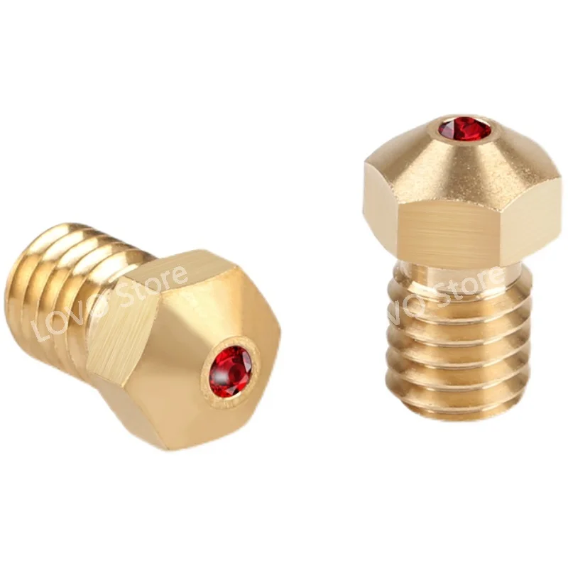 

Ruby E3D round Nozzle High Thermal Conductivity Wear-Resistant Extrusion 3D Printer Accessories