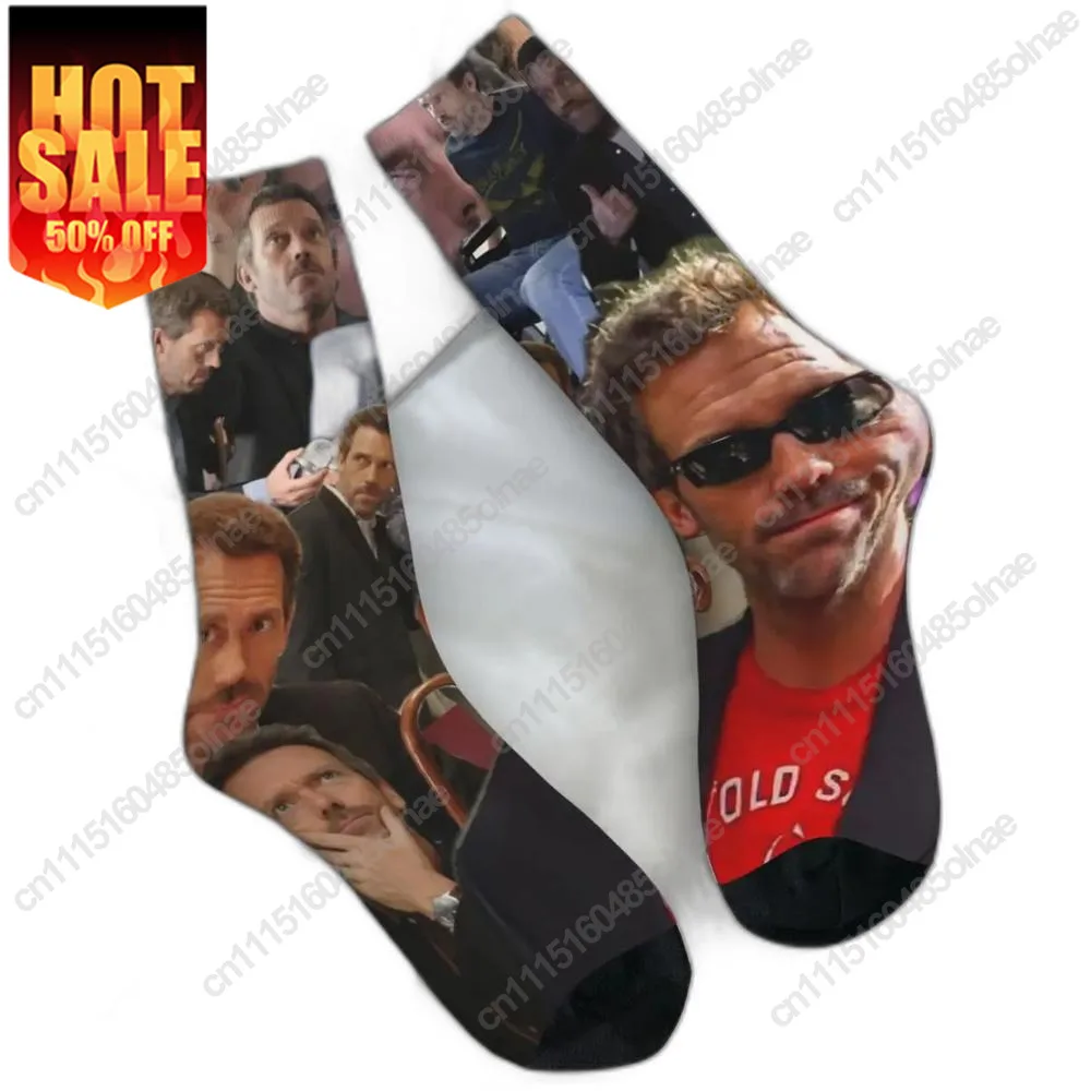 Dr. Gregory Stockings Adults Men House MD American Television Korean Sock Winter Skateboard Anti Slip Socks Gift