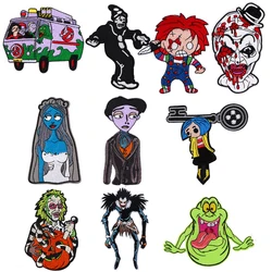 Horror Movie Patch Embroidery Patch Iron On Patches For Clothing Thermoadhesive Patches On Clothes Jacket Ironing Sew Stickers