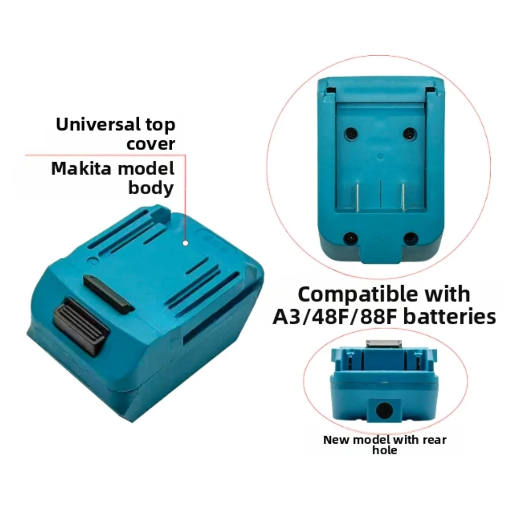 1PCS Battery Adapter With DC Power Interface For A3/2106 Battery Converter For Dayi For BL1830 BL1840 Battery Converter