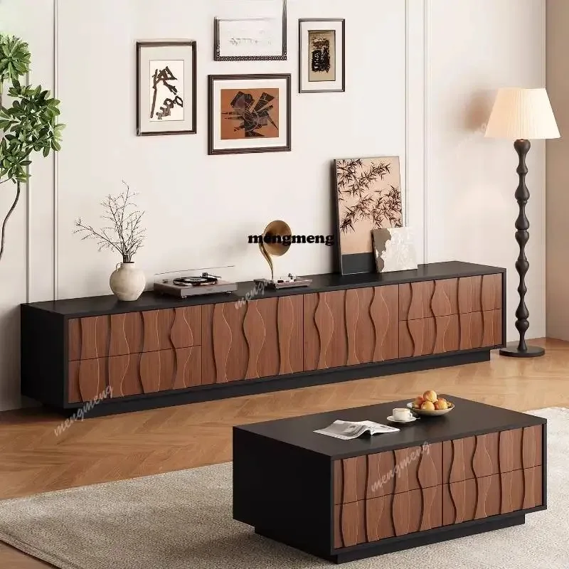 

F5822 Design Drawers Tv Cabinet Corner Decoration Art Luxury Apartments Tv Cabinet Living Room Storage Szafka Pod Telewizor Furn