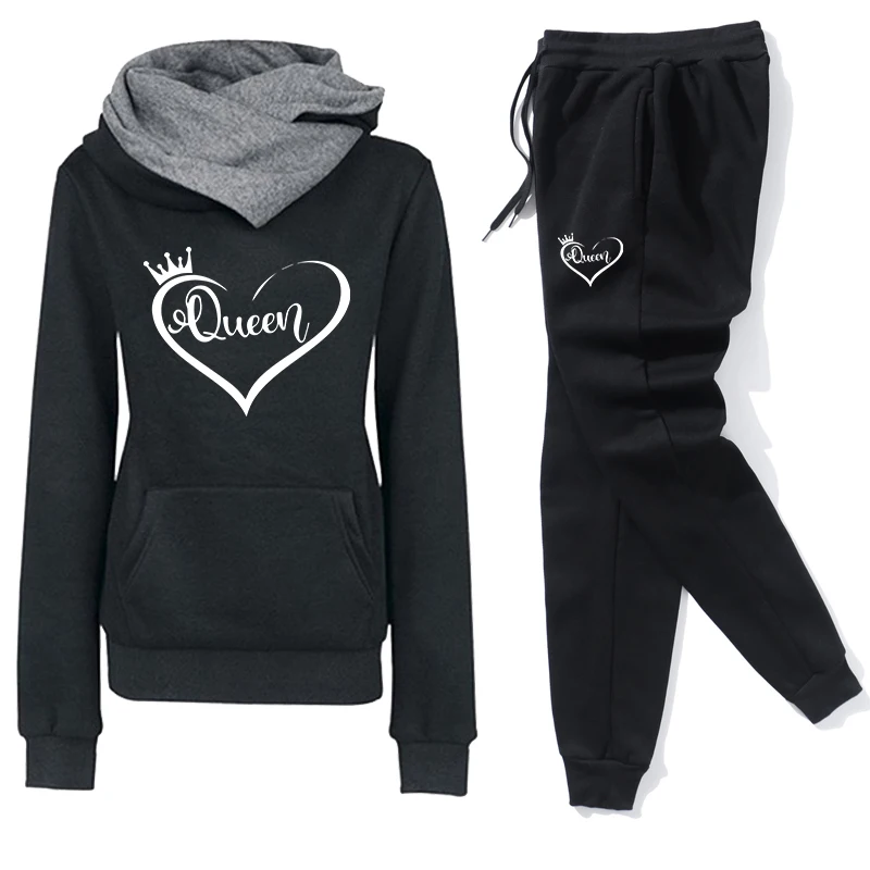Damen-Trainingsanzug, heiße Verkäufe, modische Damenbekleidung, 2025, lässig, Outdoor, täglich, Jogginghose, Einfachheit, Sport, Langarm-Pullover – Detail 6
