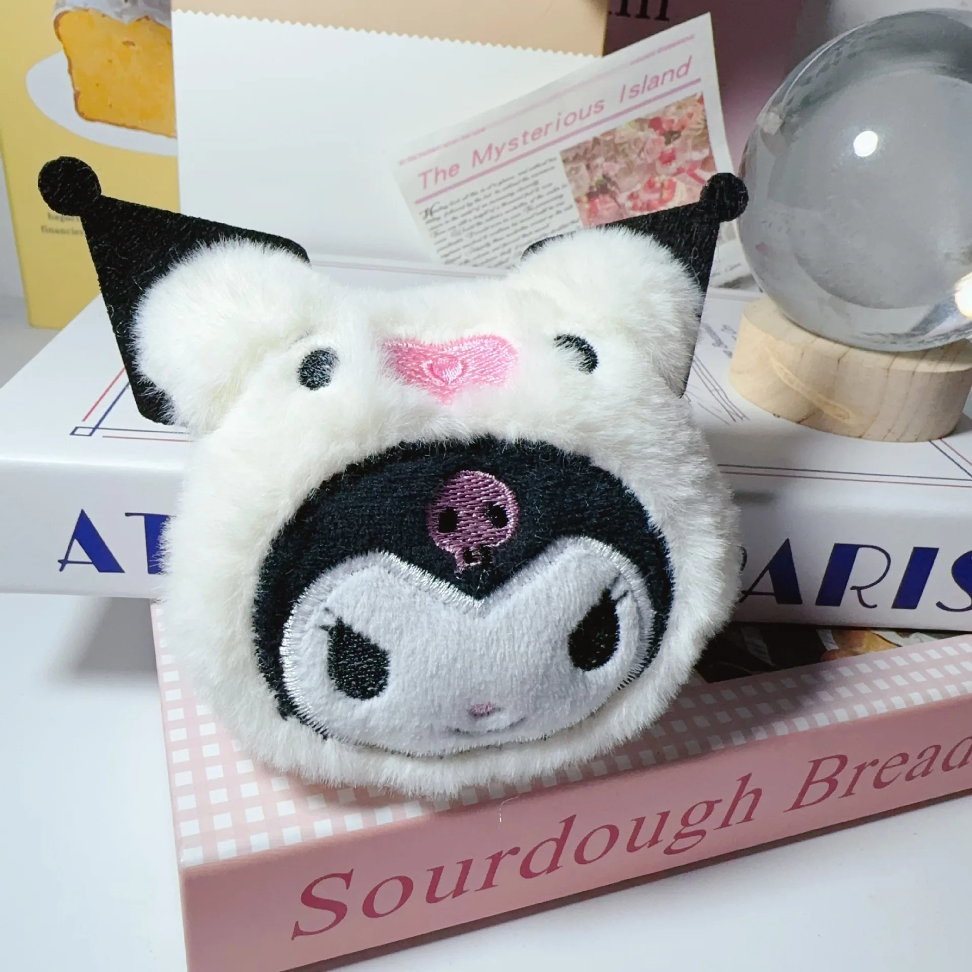 10 stks/partij Anime Kuromi Pluche Pop Knuffels Kawali DIY pin sleutelhanger hanger Tas Hanger Meisjes Verjaardagscadeau