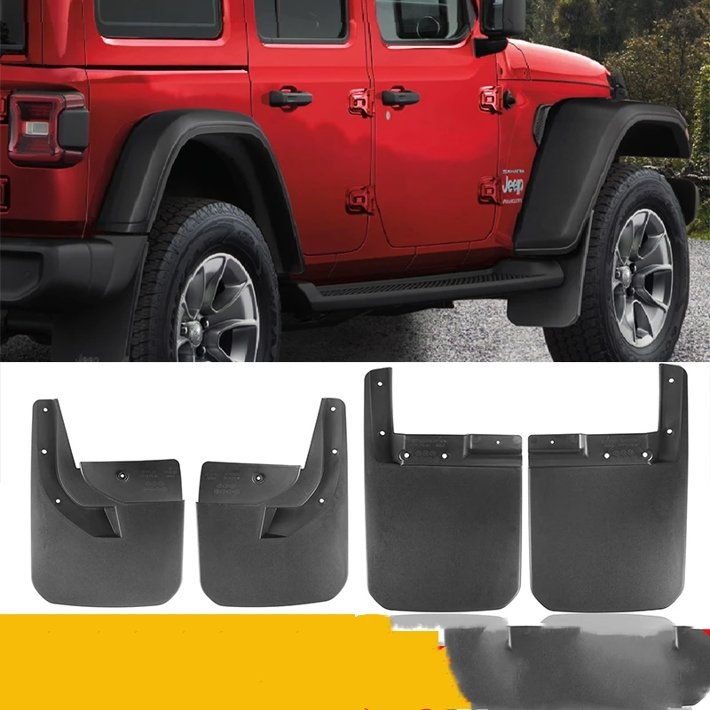 

4 шт., брызговики для JEEP WRANGLER