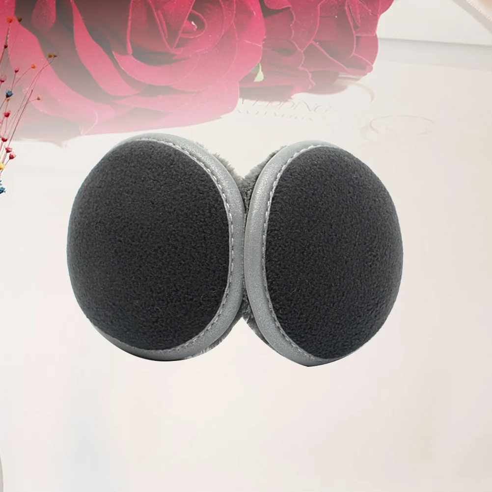 أغطية للأذنين قابلة للطي دافئة للجنسين لفصل الشتاء مقاومة للرياح للجنسين، أغطية أذن محمولة للرياضات الثلجية في الهواء الطلق باللون الأسود #3