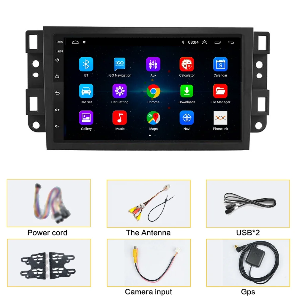 Android 13 Auto 2 Din Radio Gps Voor Chevrolet Lova Captiva Gentra Aveo Epica 2006-2011 Carplay Androidauto Multimedia Speler