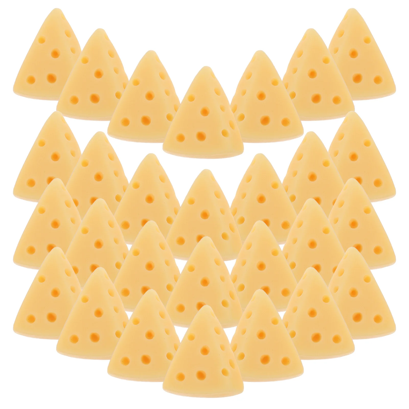 50 قطعة نماذج الحلوى المقلدة نابض بالحياة وهمية الجبن منضدية ديكور Diy بها بنفسك سكرابوكينغ الحرف التصوير الدعائم الراتنج الجبن