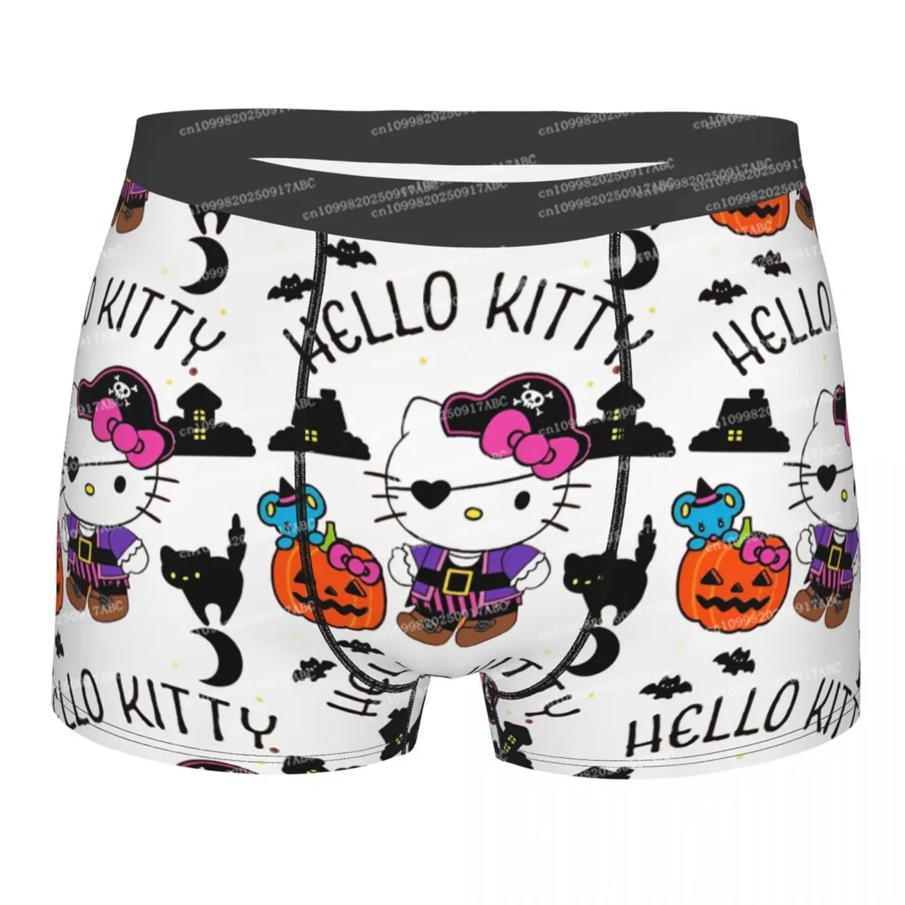 （Miniso） Majtki męskie Hello Kitty Majtki rozjaśniające Szorty Figi Miękkie majtki z podszewką Męskie Damskie Majtki S-4XL