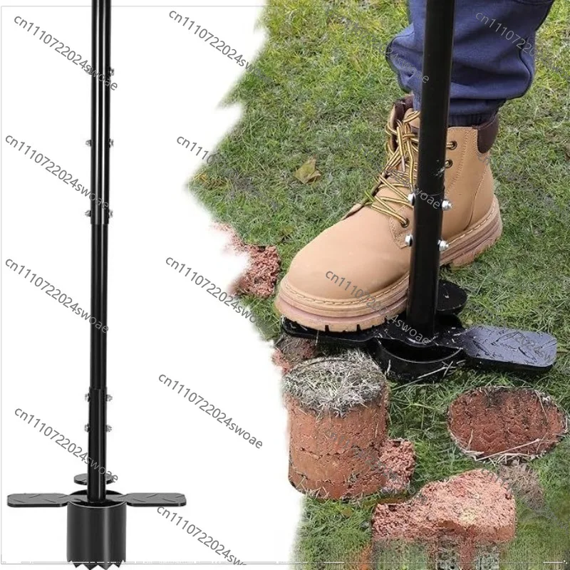 Lawn transplanters, lawn plug cutters, lawn restorers, sod plugs, bulb planting tools