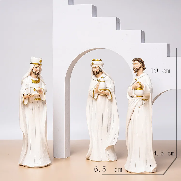 NEW European style originality christmas Jesus be born manger scene Gift Home Decoration Sculptures