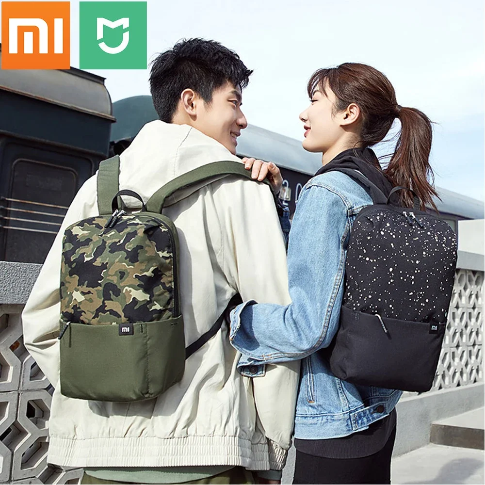 Original Xiaomi Mijia 10L Backpack Bag Colorful Leisure Sports Chest Pack Bags Unisex For Mens Women Travel Camping