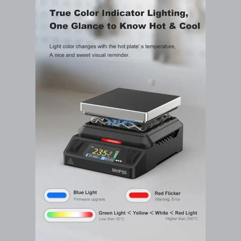 

E15A Multifunctional Small Hot Plate Preheater For Electronic Components Repairs